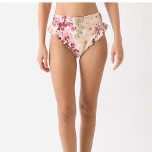 Agua by Agua Bendita Jengibre Sabanero Dorado embroidered high-rise bikini $380